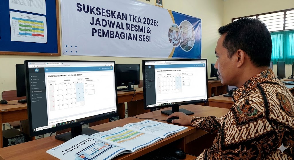 Jadwal dan Cara Mengatur Gelombang TKA 2026 SD dan SMP, Operator Sekolah Wajib Tahu Ini