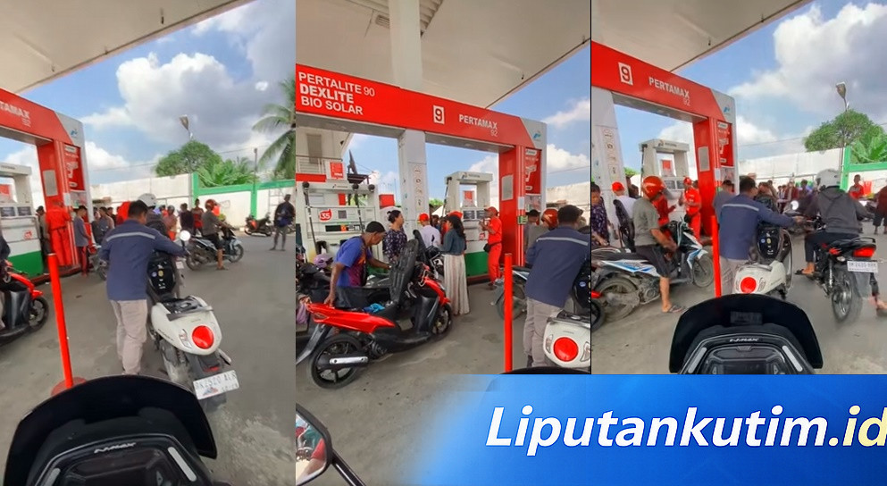 antrian bbm di pontianak