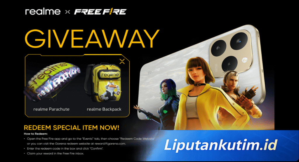 kode redeem realme ff