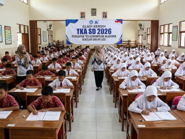 Peserta TKA SD–SMP 2026 Capai 8,6 Juta, Jadwal Gladi Bersih hingga Pengumuman Hasil