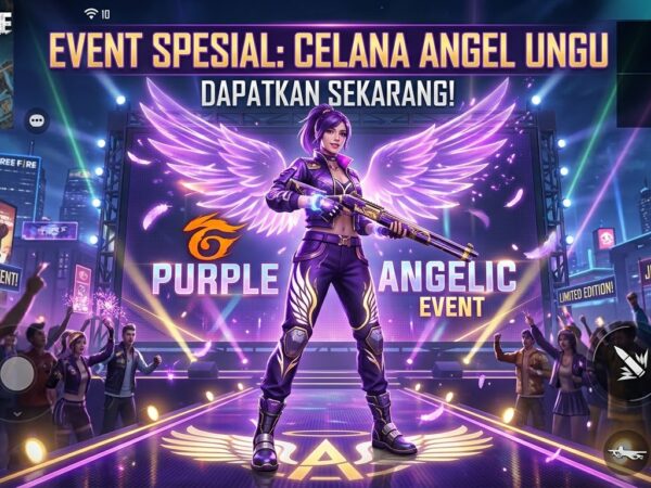 Event Celana Angel Ungu Free Fire Rilis, Begini Peluang Spin dengan 1000 Diamond